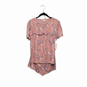 You Say Mauve Mist Babydoll Short Sleep Set Size Medium NWT